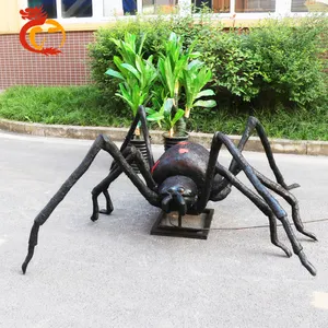 2021 nuovi oggetti di scena di Halloween Animatronics spaventoso modello di ragno mobile 3d in vendita