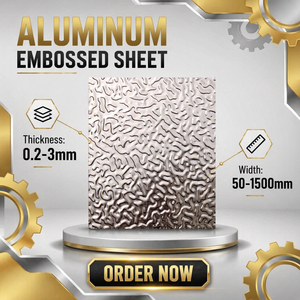 CODE HS 7606 Tôle d'aluminium gaufrée de marque HY 3003/3105 H14 Tolerance 1% pour la construction et la décoration - Product Image 1