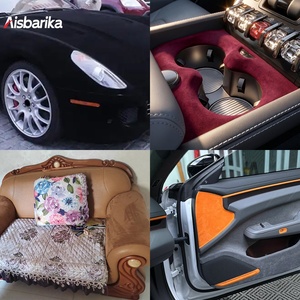 Vinilo Decorativo de PVC Tipo Terciopelo, 14 Colores, Película Autoadhesiva para Envolver el Cuerpo del Vehículo, Adhesivos para Autos, Envoltura de Tela Tipo Gamuza para Autos - Product Image 5