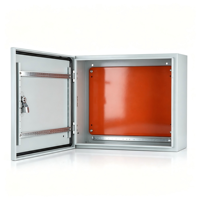 Boîtier de distribution extérieur étanche en acier avec revêtement en poudre, en ABS, PC et métal, niveau de protection IP65, boîte de commutation de distribution