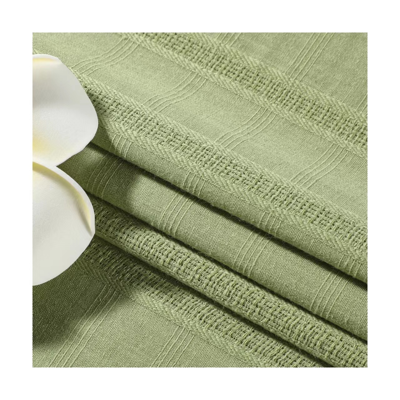 Хлопковая жаккардовая полосатая Текстурированная рубашка, модная длинная юбка, детская ткань