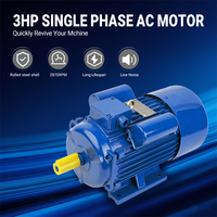 Moteur électrique asynchrone industriel de condensateur à deux valeurs monophasé de 1440rpm 3KW 4HP