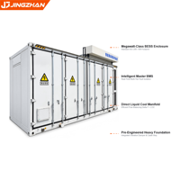 Conteneur de stockage de batterie refroidi par liquide pour site minier et solution de projet de station d'alimentation hybride hors réseau à distance