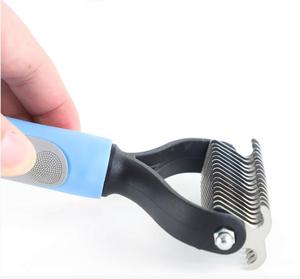 Animali domestici taglierina nodo pelliccia cane toelettatura strumenti di rimozione peli gatto <span class=keywords><strong>per</strong></span> animali domestici pettine spazzola doppia faccia fornitori di prodotti <span class=keywords><strong>per</strong></span> animali domestici - Product Image 5