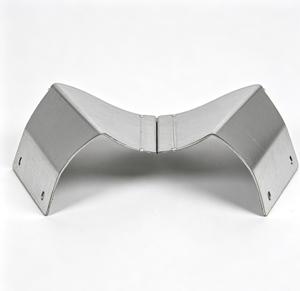 Service de fabrication sur mesure de tôles pour support de fixation de tuyau en acier avec trou pour montage - Product Image 6
