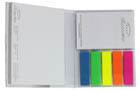 Bloc de notes autocollant stationnaire au design personnalisé avec autocollant de drapeau en PET Cadeaux promotionnels bon marché Caractéristique auto-adhésive