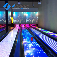 Bowling interactif sur sol projeté, jeu interactif pour enfants et adultes, expérience de bowling interactive