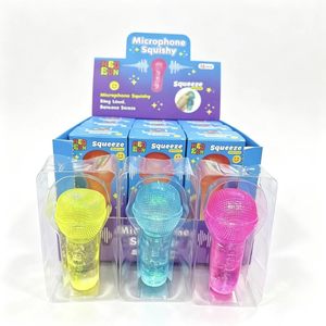 Nuevo Juguete Antiestrés de Micrófono Blandito con Purpurina, Juguete de Peluche de Micrófono de Dibujos Animados, Novedoso Regalo para Fiestas - Product Image 1