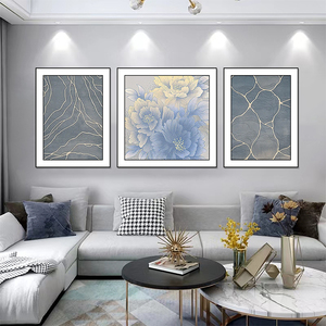 Dipinto Murale in Stile Wabi Sabi con Texture 3D in Pelle Goffrata, Decorazione Astratta Floreale per Camere d'Albergo - Product Image 2