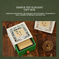 Boîte Cadeau d'Encens en Bâtonnets de Bois de Santal Naturel et d'Agarwood E Li Zhang Zhong Xiang, 2 Heures, Aromathérapie pour la Maison et les Toilettes, Personnalisable