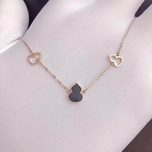 Joyería Fina, Colgante de Calabaza, Pulsera de Oro Real de 18k, Chapada en Circonita Cúbica, Oro Rosa Sólido, Pulseras de Cadena y Eslabones de Moda - Product Image 6