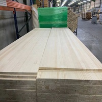 Tablón de pino articulado con el dedo superior/Junta de dedo de pino Pisadas de escalera de madera/Panel pegado con borde de pino 12mm 17mm 18mm de fábrica