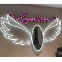 Lampes néon LED en acrylique les plus vendues, nouveau type, pour festivals intérieurs, décoration de chambres d'enfants, utilisation extérieure, forme de lettre