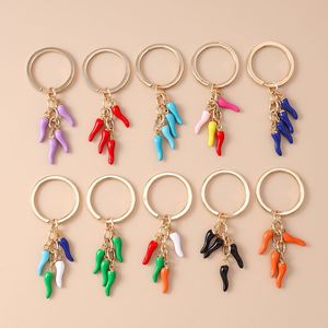 Wholesale Fashion Simulation Chili <b>Keychain</b> - Simple Minimalist Metal Food <b>Keychain</b> for <b>Personalized</b> Bag Pendant - Product Image 1