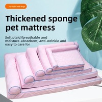 Lit pour chien orthopédique en mousse à mémoire de forme, lavable, imperméable, canapé de luxe pour animaux de compagnie avec housse amovible, fausse fourrure douce et fond antidérapant