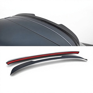 Alerón Trasero y Alerón de Techo Negros para <span class=keywords><strong>Seat</strong></span> Leon <span class=keywords><strong>Cupra</strong></span> ST <span class=keywords><strong>2016</strong></span>-2020 (Compatible con OLIVER) - Product Image 1