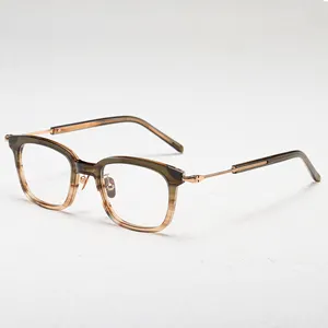 Benyi Japan Brand Handmade Optical Glasses Custom Logo Fashion Custom Logo Optical Frames 2024 Eyewear