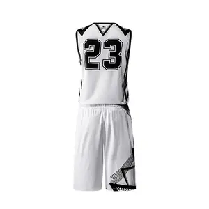 Customized High Quality Quick Dry Heat Sublimation Basketball Uniform Set Never Fade Basketball Jersey