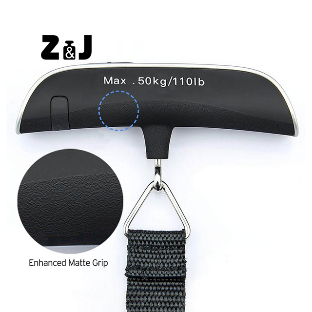 New Arrival 50kg 0.1kg Digital Hand Held Travel Scales Portable Scale Luggage