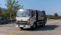 Camion compacteur de déchets Sinotruk Howo 4x2 5,8 m3 Diesel Manuel Euro 6, compression hydraulique, véhicule de collecte des ordures