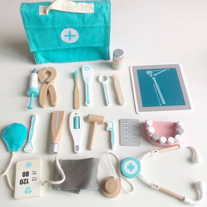 Jouets éducatifs pour enfants, jeu de rôle préscolaire, trousse de premiers soins, <span class=keywords><strong>valise</strong></span>, ensemble de jouets de médecin pour enfants - Product Image 2