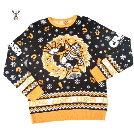 Custom Funny Design Nice Quality Cotton Acrylic Mens Winter Knitted Christmas Sweater