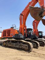 Deux unités d'excavatrices sur chenilles Hitachi 303CCR d'occasion, équipement lourd de construction minière, moteur, pompe, roulement ZX670 modèle 2012