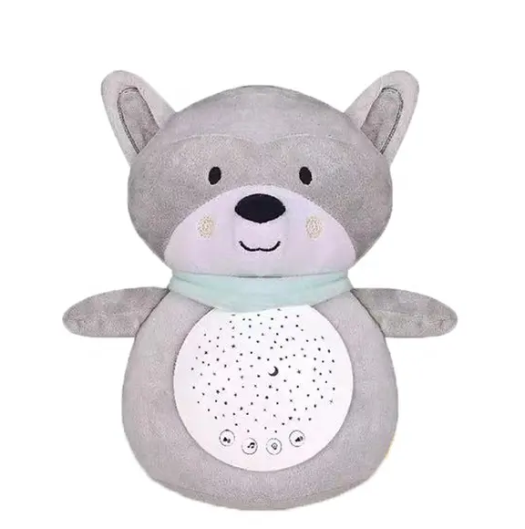 Chachi खिलौने भालू बच्चे की नींद चुसनी बच्चा सो सहायता रात को प्रकाश सफेद शोर ध्वनि के साथ मशीन और स्टार प्रोजेक्टर