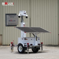Remolque de Vigilancia Solar para Obras de Construcción HiSITE con Diseño Remolcable, Autonomía Completa y Sistema de Monitoreo de Instalación Rápida