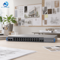 Switch de Red Industrial Gestionado GE de 24 Puertos 5735-S24T4X-I con 4x 10G SFP+ Uplinks y Módulo de Sistema de Temperatura Amplia