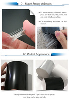 Super adhésif simple face thermofusible étanche Membrane fuite réparation joint ruban 10cm * 1.5m résistant à l'eau