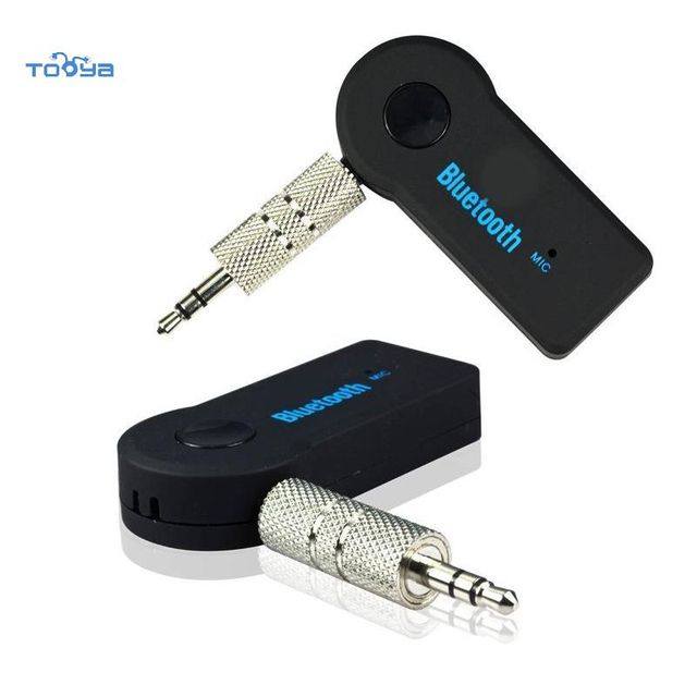 Tooya BT-302 Car Blue Tooth Receiver Adapter Built-in Battery Aux Micro USB Charge Wireless Audio Adapter Receiver Converter