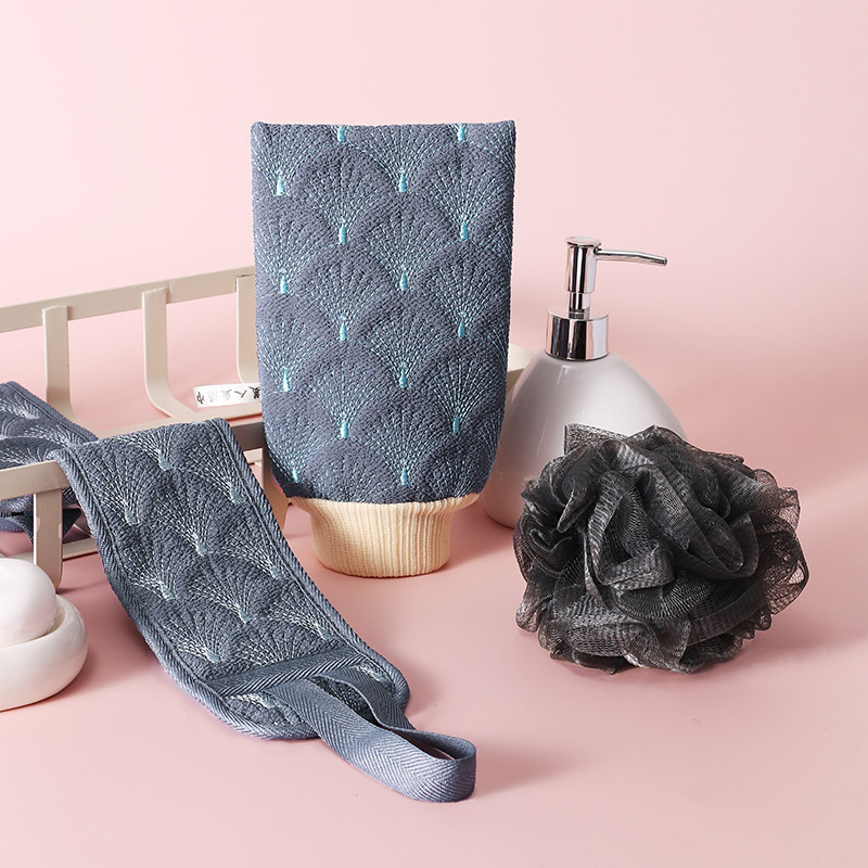 [Gris] Ensemble de trois pièces de serviette de bain sirène