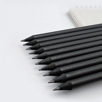 Crayons à papier graphite professionnels personnalisables 2B HB pour l'écriture scolaire, le dessin et le croquis, avec gommes