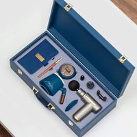 Set de Regalo Empresarial de Lujo de Alta Gama, Caja de Regalo Personalizada de Cuero PU con Logotipo Personalizado con Serigrafía, para Regalos a Clientes de la Empresa