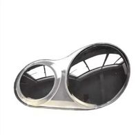 ADS Autozubehör Werks direkt verkauf Transparenter Scheinwerfer PC Glass chein werfer Linsen abdeckung Brille für 2002-2005 V-W POLO