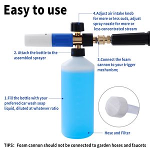 NBT,カスタマイズされたカーアクセサリーパワージェットキャノンプレッシャーソープ発泡体雪泡ランス - Product Image 3