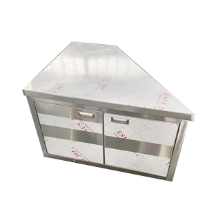 VICTORY KITCHEN Independiente de acero inoxidable Comercial Doble cuenco Cuenco cuadrado Diseño industrial para hoteles Restaurantes Cafeterías - Product Image 6