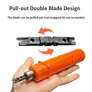 314B mô-đun điện thép carbon mạng viễn thông Tay Tác động 110 Krone Loại mạng dây tác động chèn cú đấm xuống công cụ - Product Image 6