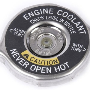 Tapa de radiador RC27, tapa de refrigerante de motor de 15 Psi, ajuste universal para reemplazo de tanque de agua de coche - Product Image 1