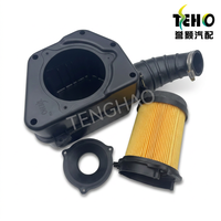 Filtre à air jaune haute performance TENGHAO pour système d'admission de moteur de rickshaw et véhicule utilitaire à trois roues