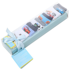 Nefes alabilen ve ter emici çocuk çorap karikatür hediye kutusu yenidoğan çorap bebekler erkek kız bebek çorap seti - Product Image 5