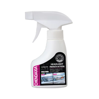 Approvisionnement direct usine : Nettoyant 180 ml pour phares de voiture et vitres, spray liquide anti-oxydation pour un nettoyage des phares