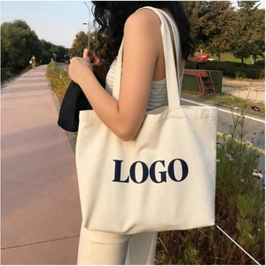 Sac fourre-tout en toile de coton écologique, fourni par l'usine, avec logo personnalisé imprimé par sublimation, sac vierge pour promotions - Product Image 2