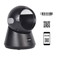 Lecteur de code-barres QR 2D omnidirectionnel de bureau avec interface USB filaire, en stock