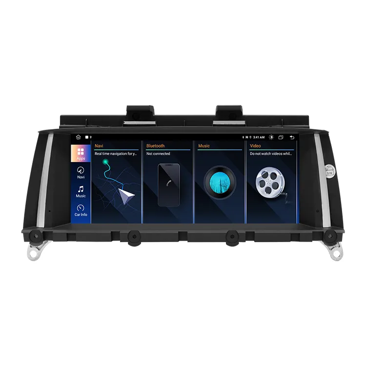 Unité principale de voiture pour BMW X3 F25 X4 F26 2014 2015 2016 Android 10.0 Auto Radio Stereo GPS Navi 3G WiFi Mirror Link RDS NBT CIC