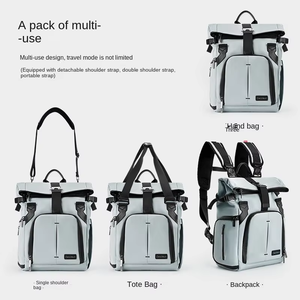 Waterproof Nylon Micro Single <b>Camera</b> Storage Bag Backshoulder Photography Bag <b>Camera</b> <b>Backpack</b> Case Tripod Holder - Product Image 3