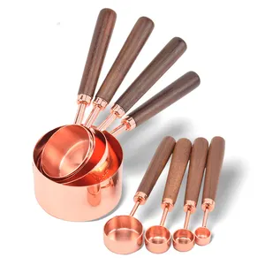 Stainless Steel Magnetic Double Head Measuring Spoon, 9pcs/set