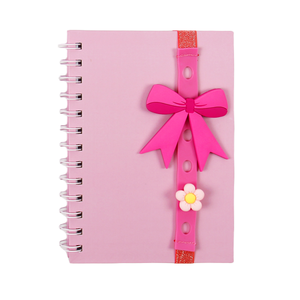 Mini Xách Tay <span class=keywords><strong>A6</strong></span> DIY Charms Ban Nhạc Đàn Hồi Máy Tính Xách Tay Dijes Para Agendas Floral Trống Tạp Chí Dễ Thương Văn Phòng Phẩm Bộ Quà Tặng - Product Image 1