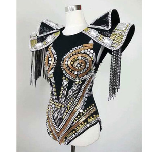 Disfraces Sexys <span class=keywords><strong>de</strong></span> <span class=keywords><strong>Jazz</strong></span> para Bailarinas <span class=keywords><strong>de</strong></span> Bar, Discoteca, Cantantes <span class=keywords><strong>de</strong></span> DS, Ropa <span class=keywords><strong>de</strong></span> Fiesta Rave - Product Image 1